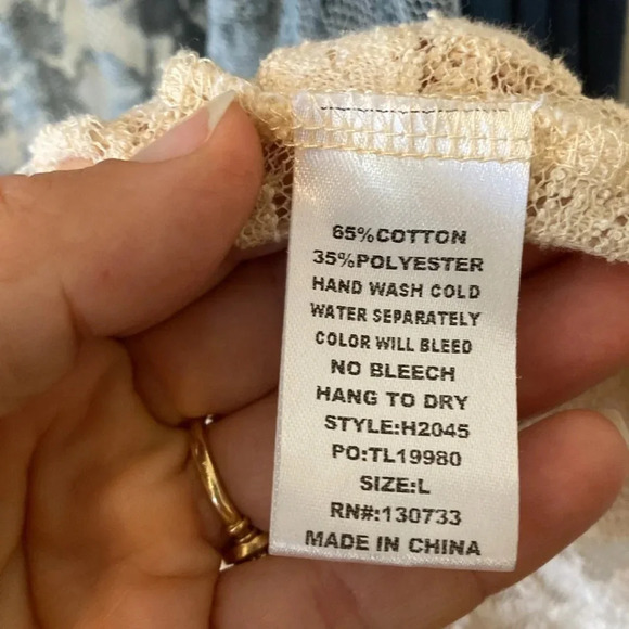 Elegant Ombre Lace Duster, lagenlook, whimsy, fairycore, cottagecore - Picture 6 of 14